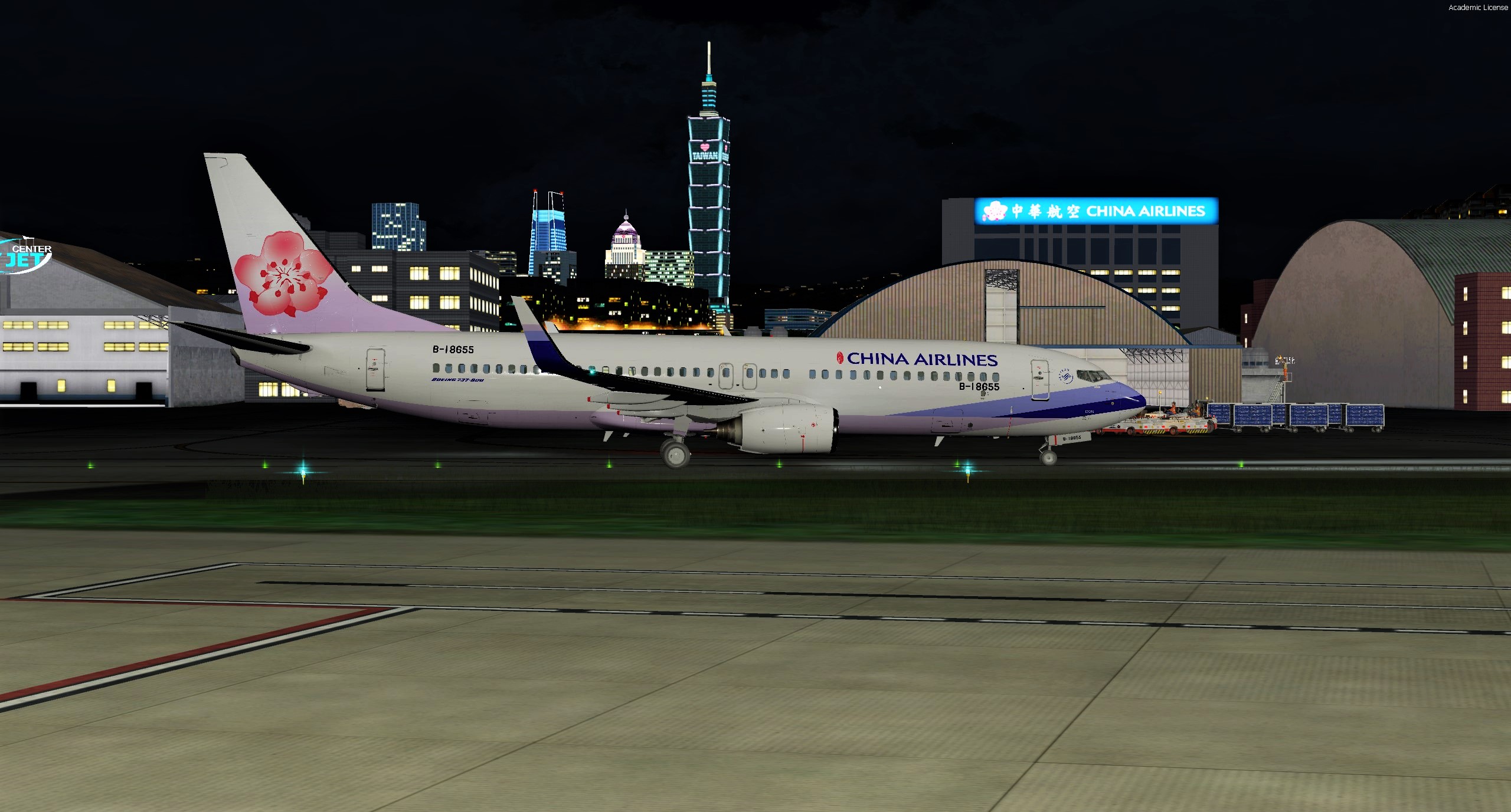 中華航空 CI737 B737-800 福州飛往松山-1437 
