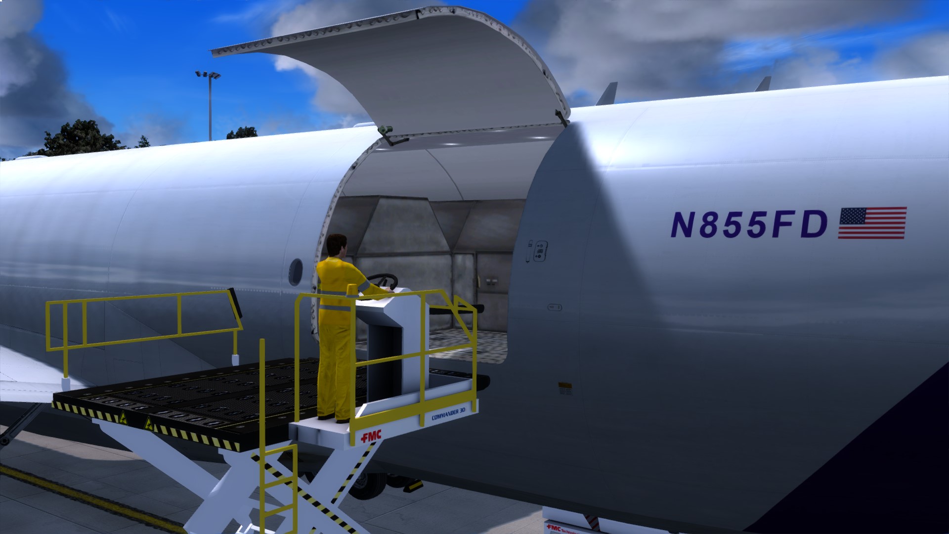 FedEx 77F地面装货-1092 