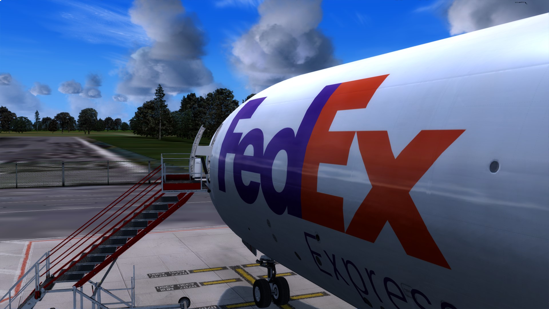 FedEx 77F地面装货-8759 