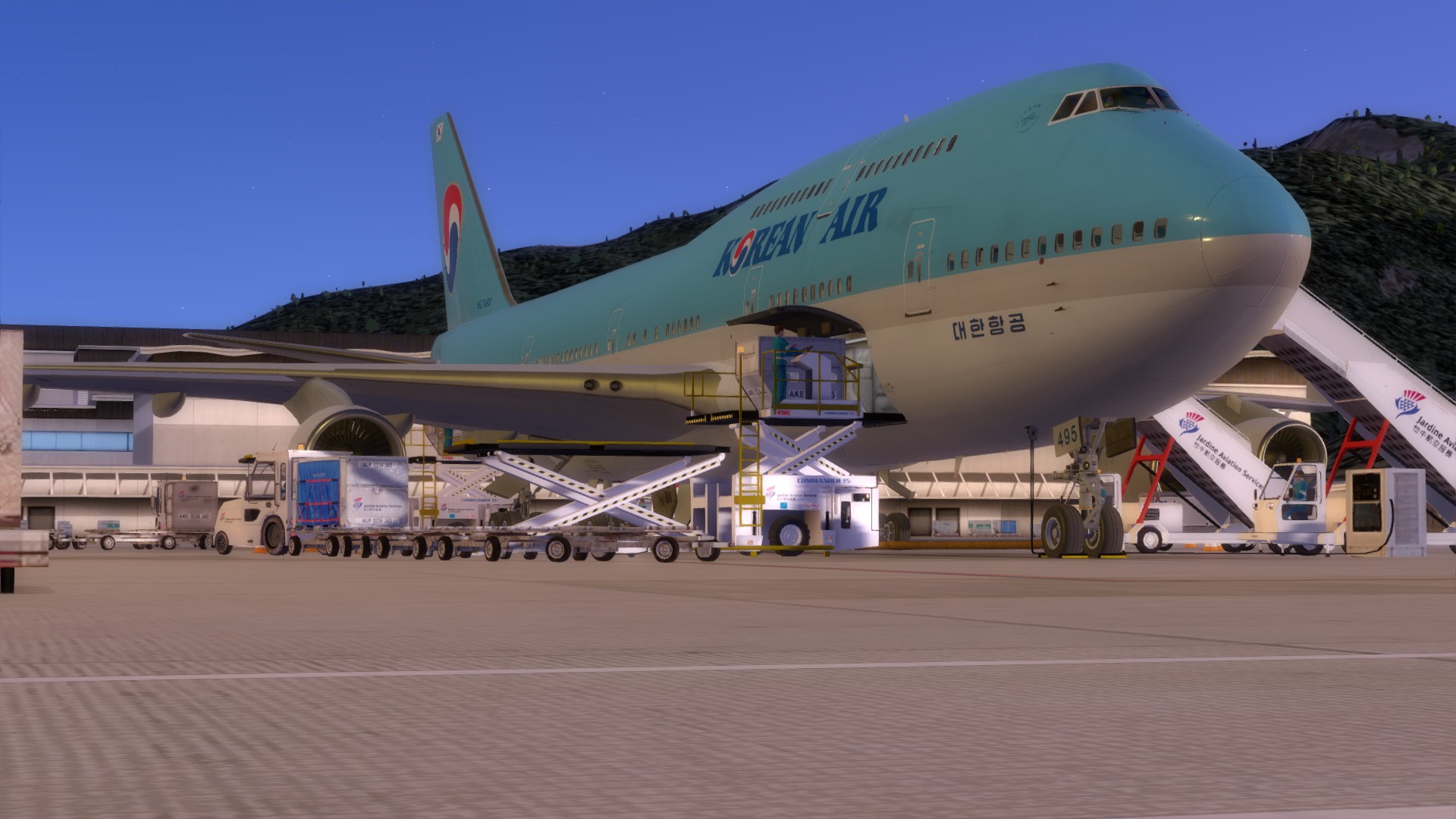 747-4B5，VHHH下客-226 