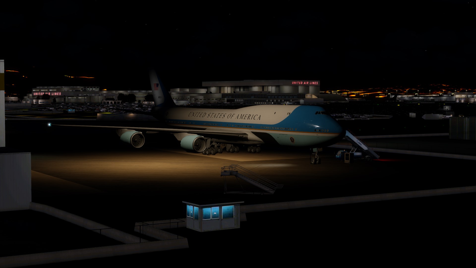 Air Force One地面测试-2653 