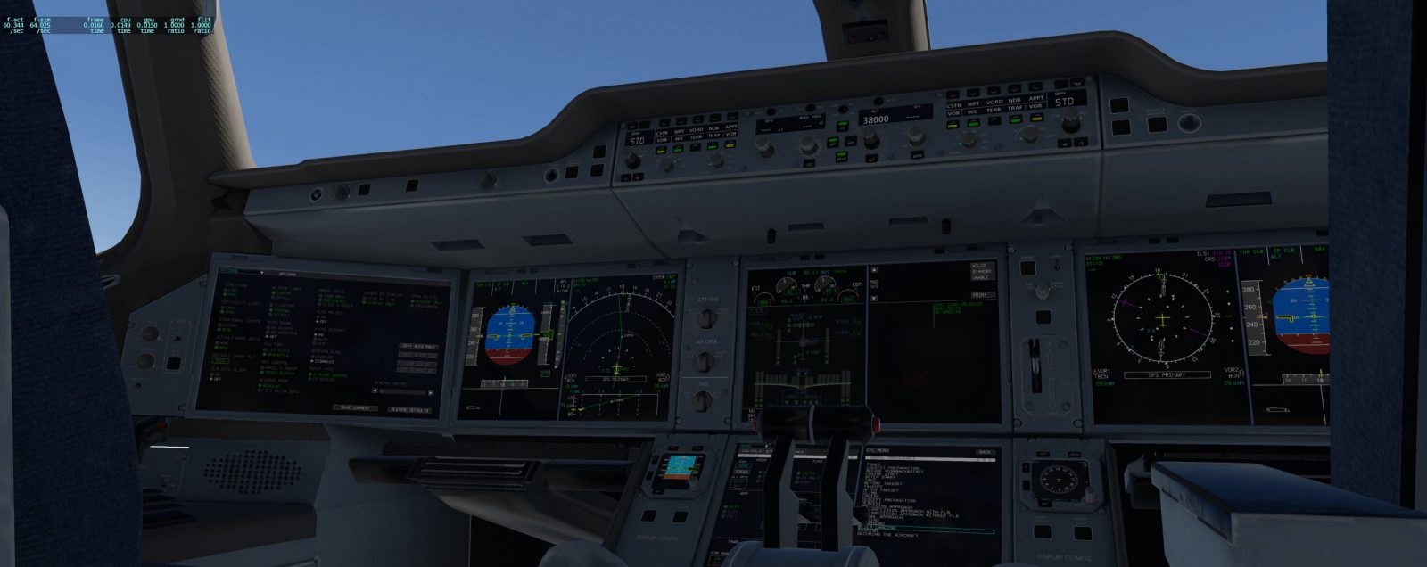 A350驾驶舱-9018 