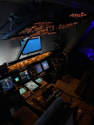 我的744模拟舱更新图片➕我的第一次参与本站联飞-6963 