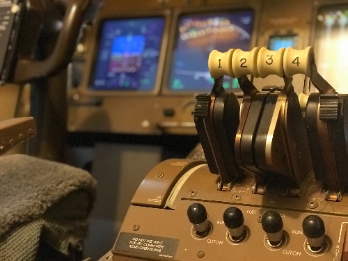 我的744模拟舱更新图片➕我的第一次参与本站联飞-4754 