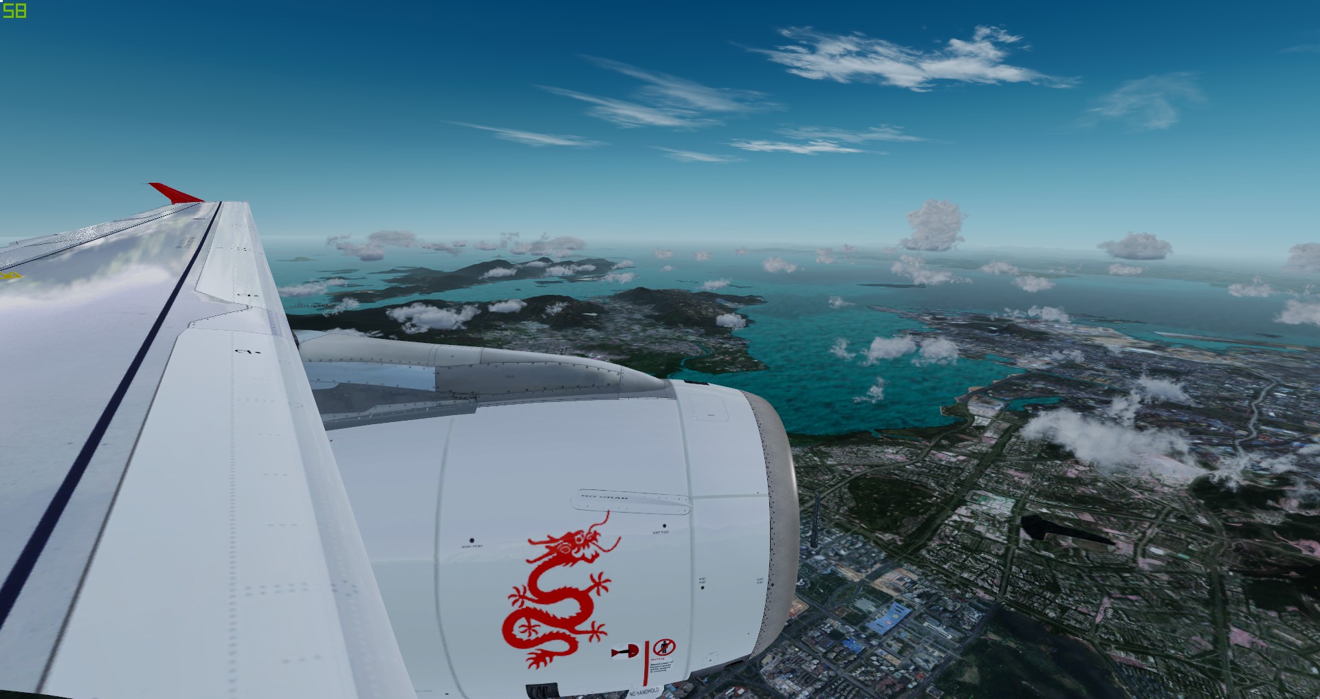 FSL 320 v5 体验感受 VHHX-ZGGG (港龙大白龙涂装)-流量党甚点-7543 