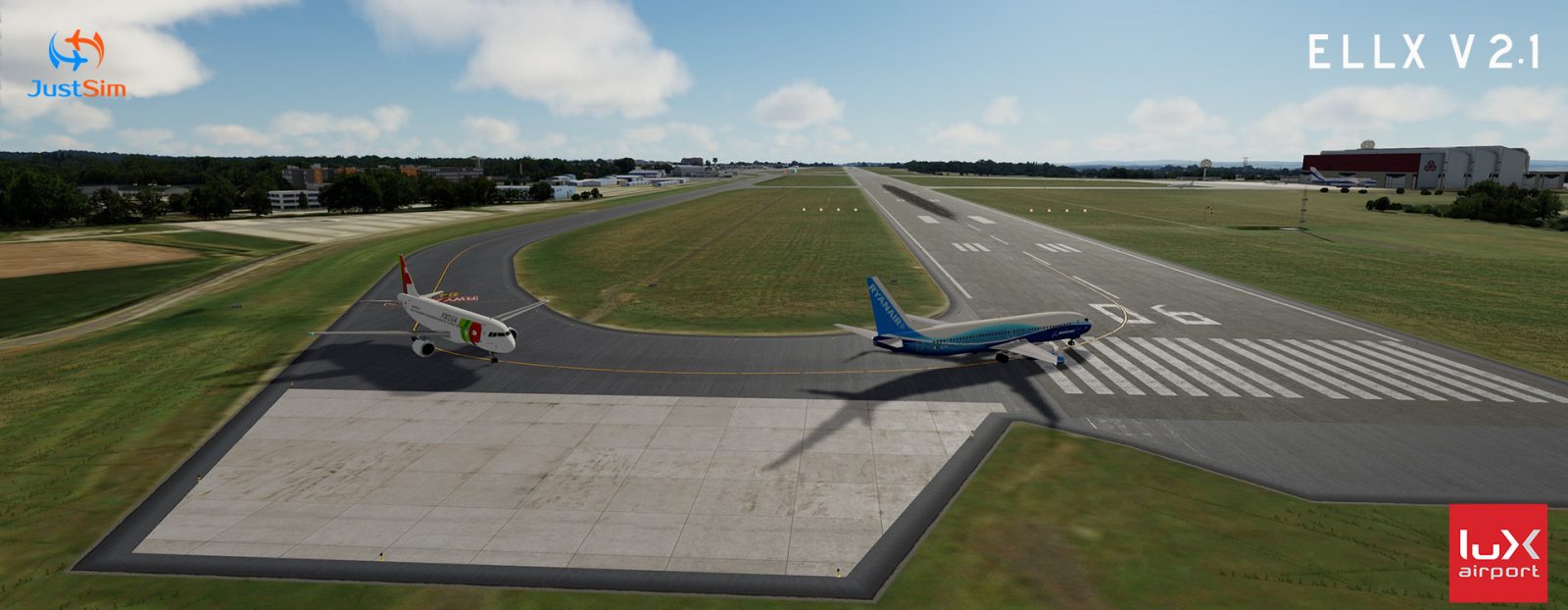 JustSim Luxembourg Findel Airport V2.1 for P3D 发布-1928 