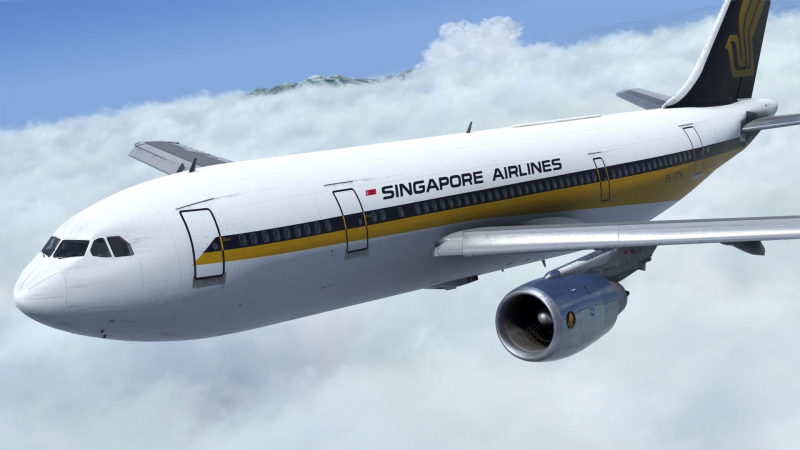 Just Flight A300B4-200涂装升级P3D-2749 