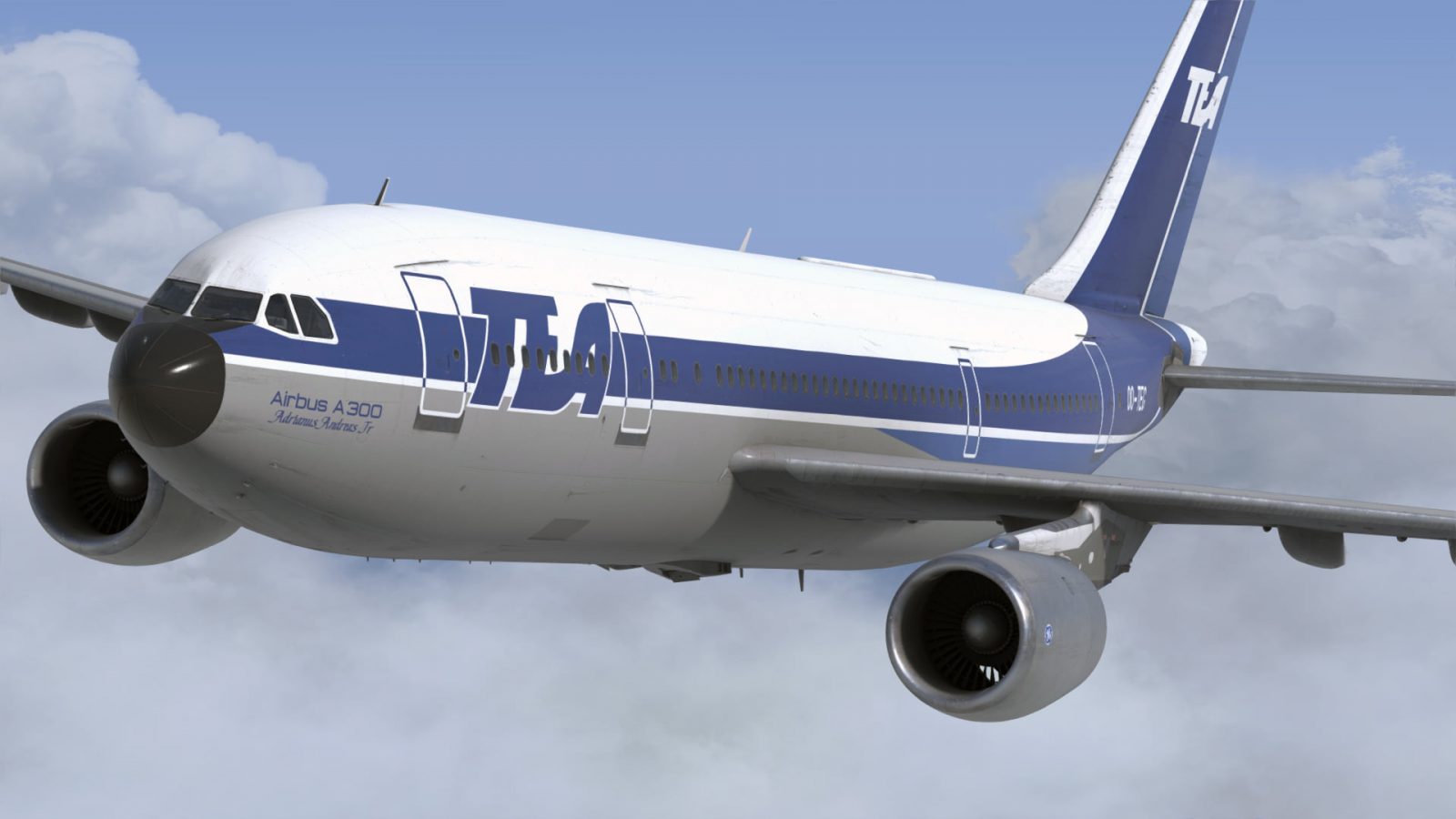 Just Flight A300B4-200涂装升级P3D-6465 