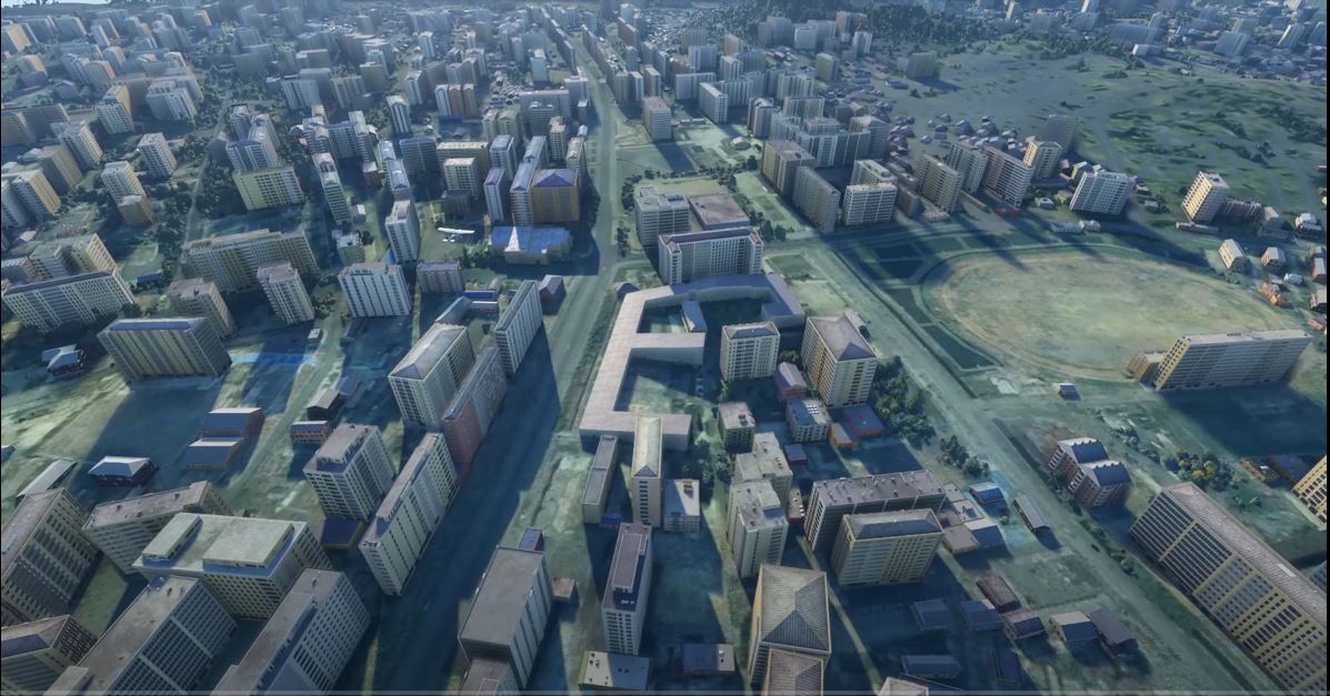 从MSFS2020的NK国来分析国内的地景-2590 