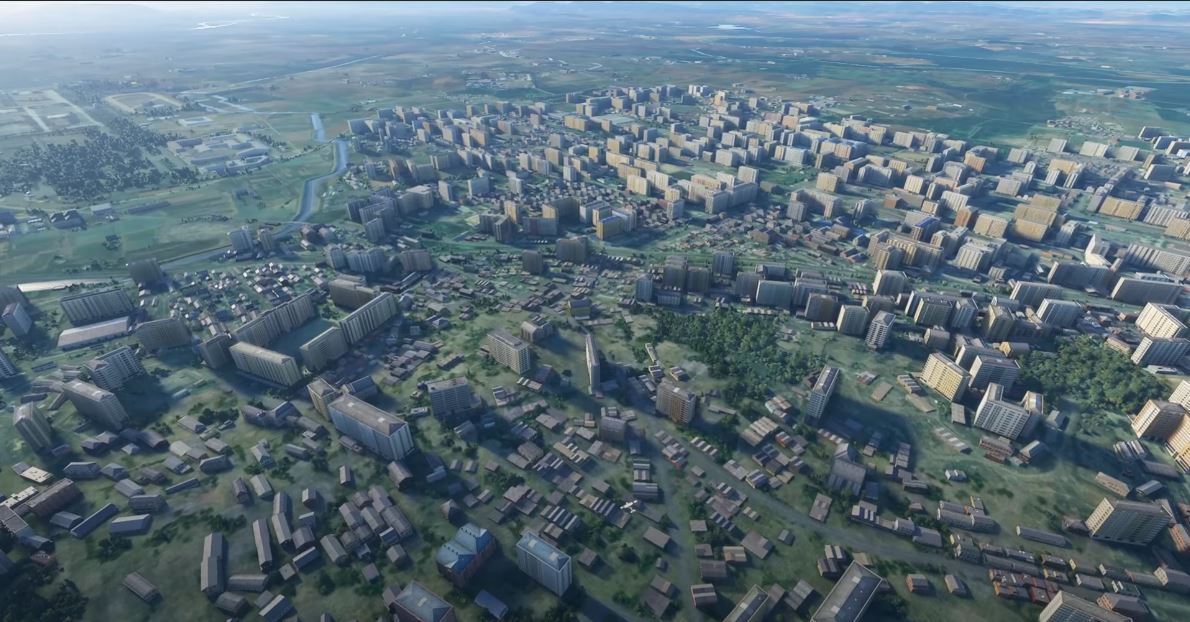 从MSFS2020的NK国来分析国内的地景-8021 