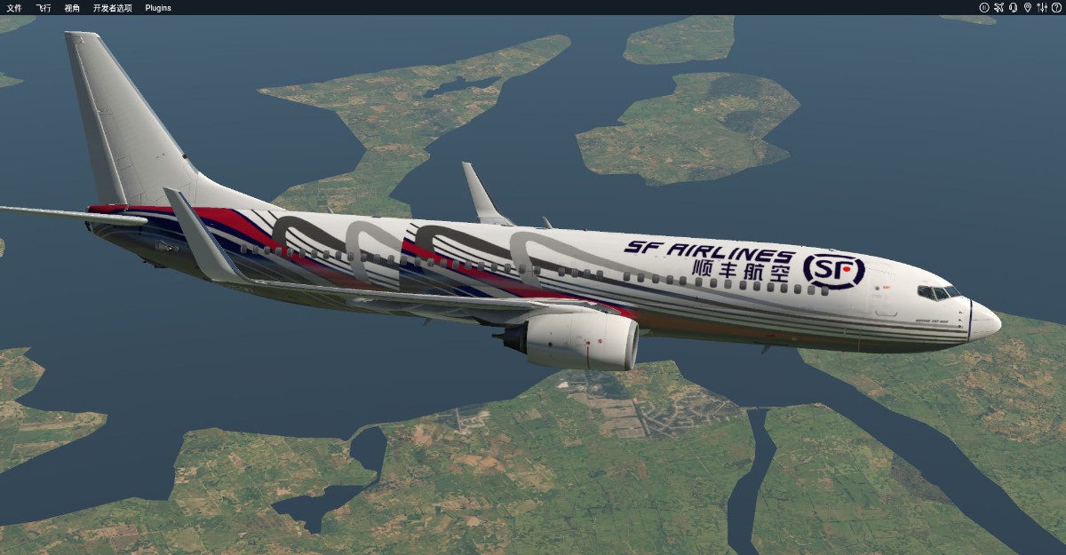 跪求顺丰航空738涂装-9181 