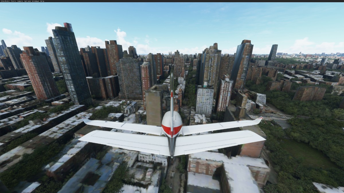 飞行模拟2020中的鬼城-7857 
