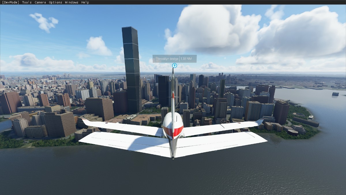 飞行模拟2020中的鬼城-8699 
