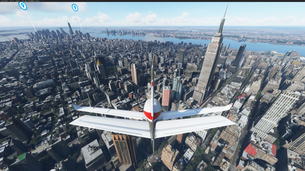 飞行模拟2020中的鬼城-388 