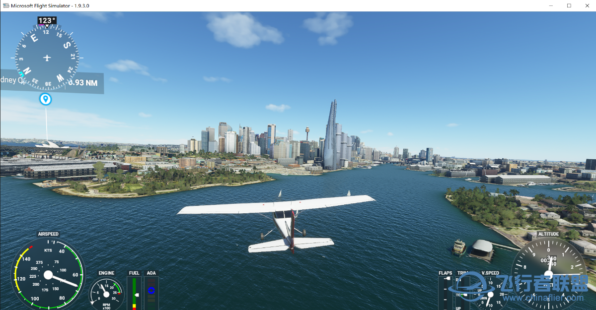 微软模拟飞行2020安装了orbx的悉尼-8740 