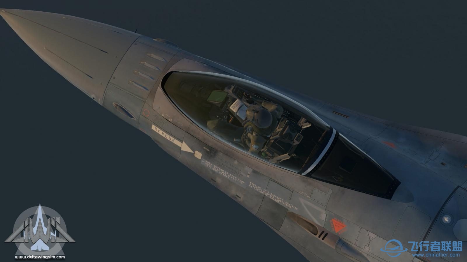 DeltaWing Simulations 发布 F-16C XPL-8022 