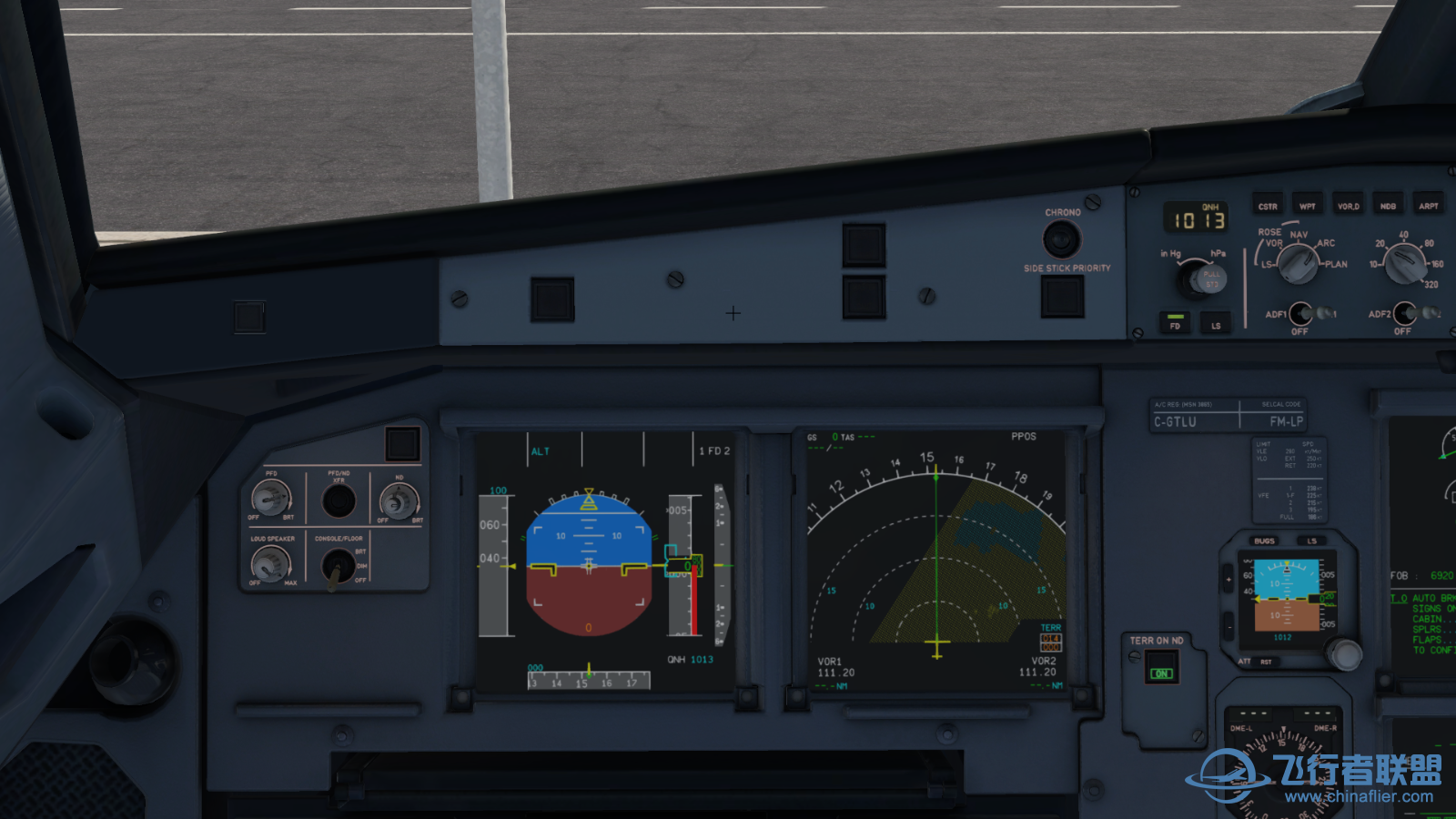 xplane11的toliss地形显示距离有点短-3429 