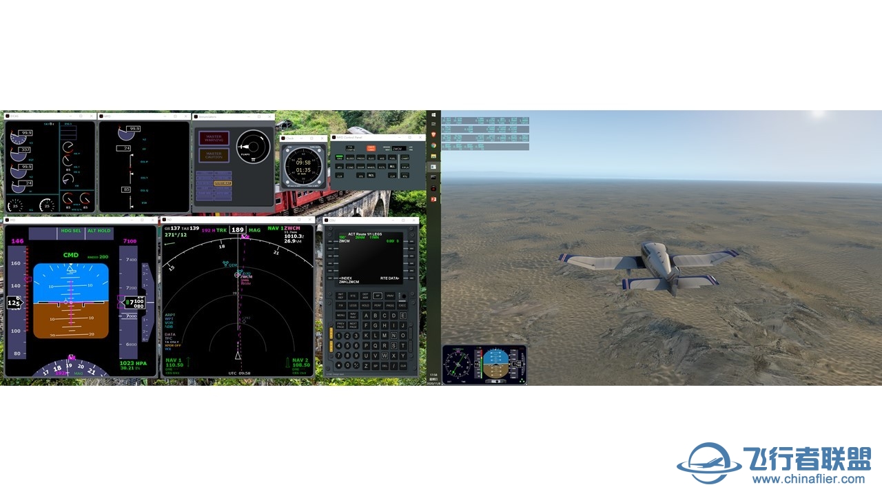 CNAIP机场 环中国飞行——更新至第三十四站——ZWKL2ZWCM-7587 