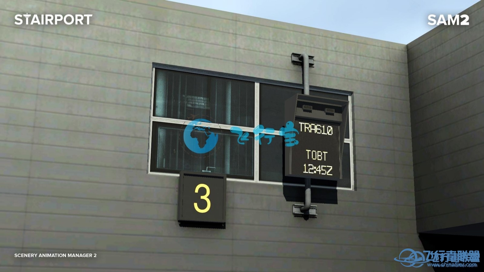 SAM 地景动画+自动廊桥 v2.0.0-4468 