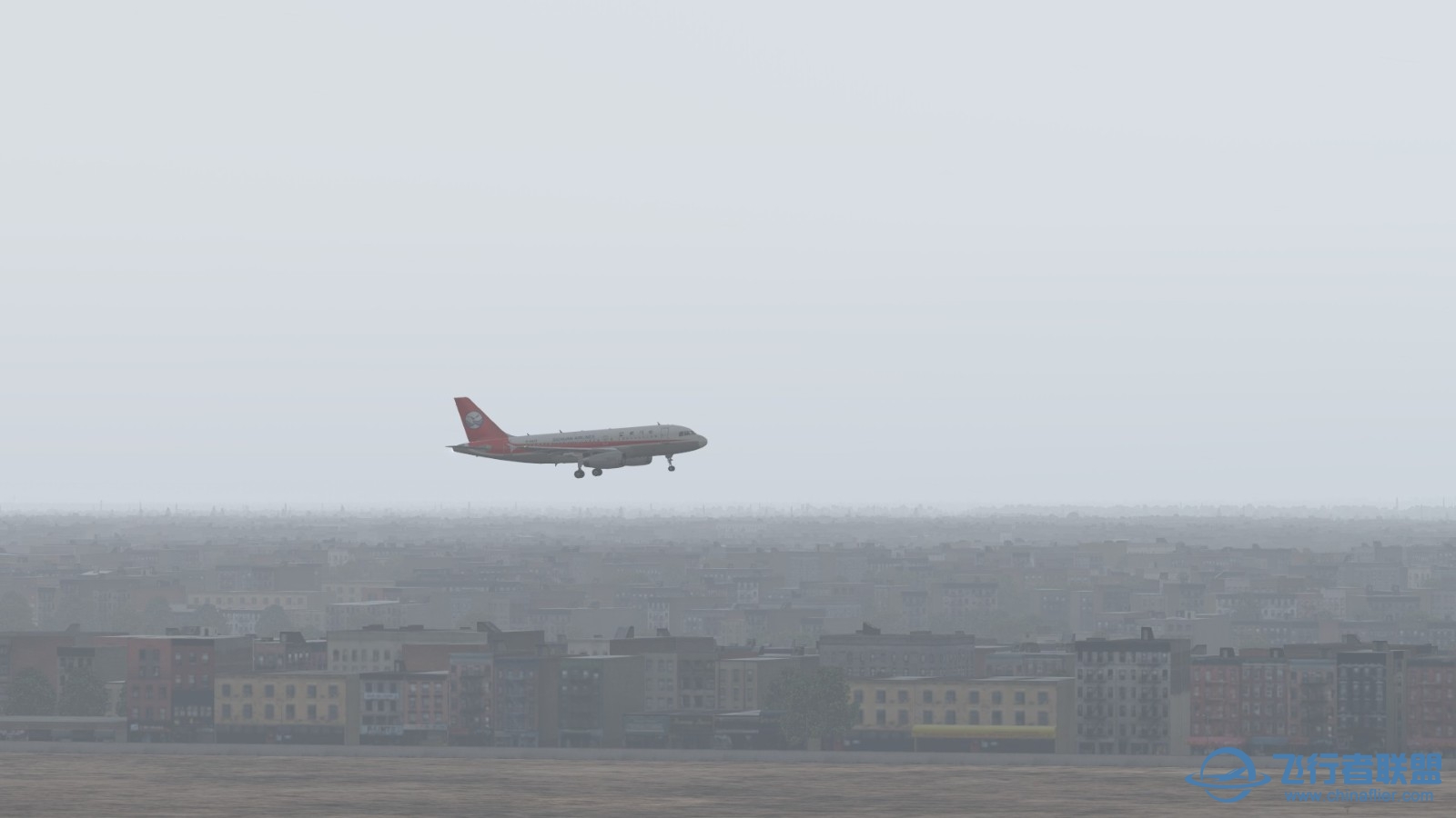 第一次非洲飞行，加上雾霾天，有那味儿了-9311 