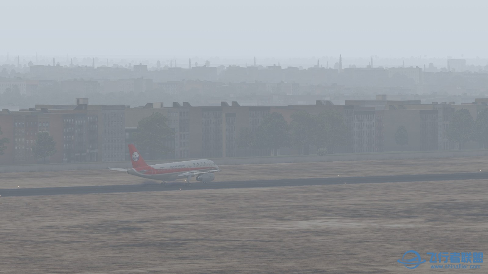 第一次非洲飞行，加上雾霾天，有那味儿了-2217 