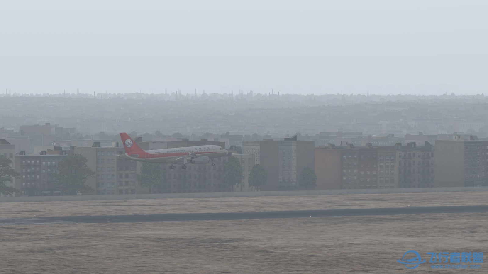 第一次非洲飞行，加上雾霾天，有那味儿了-5432 