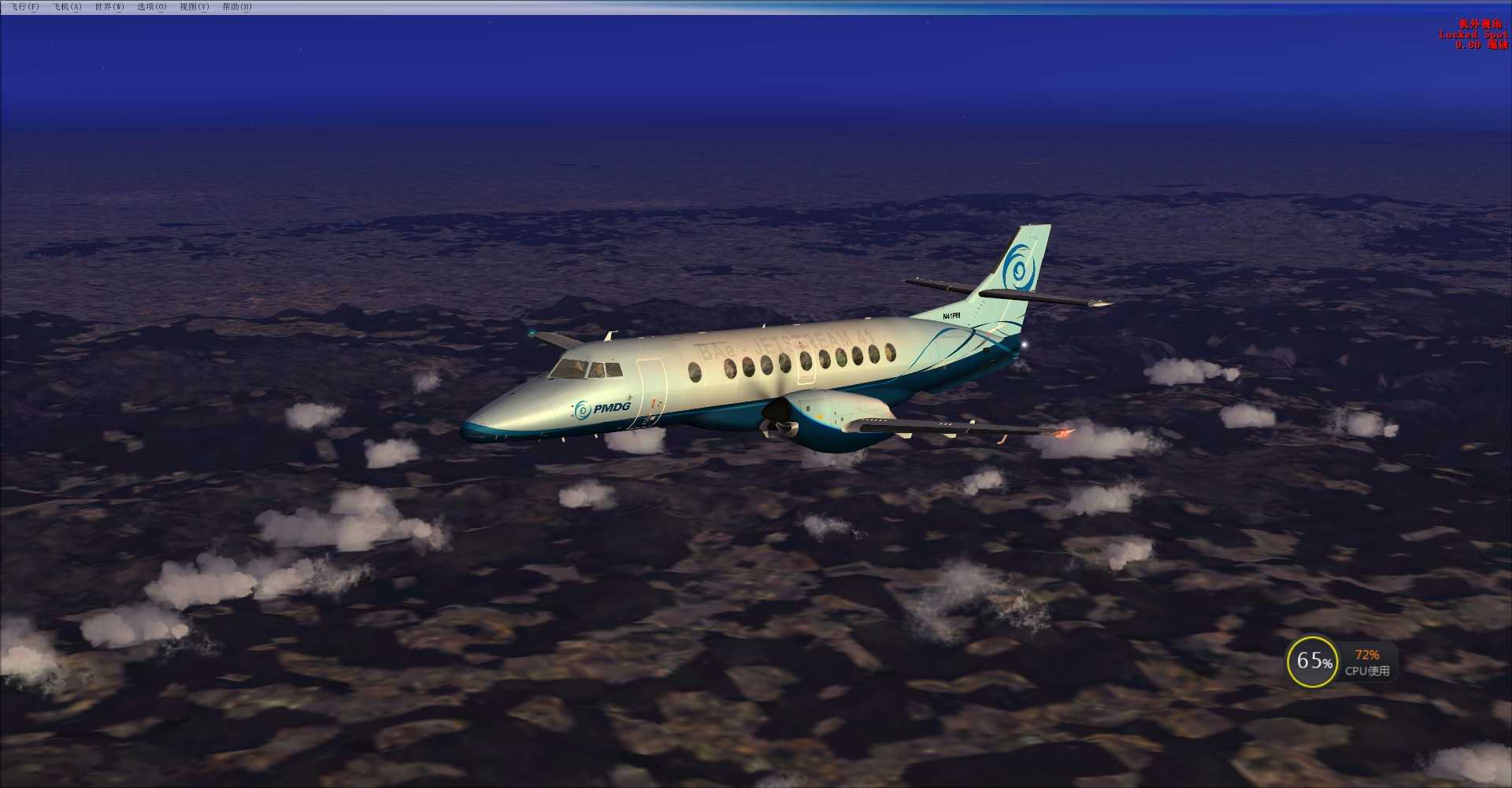 发一下飞PMDG JS 4100的图。-7542 