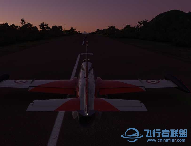 跑道没什么没有灯-5952 