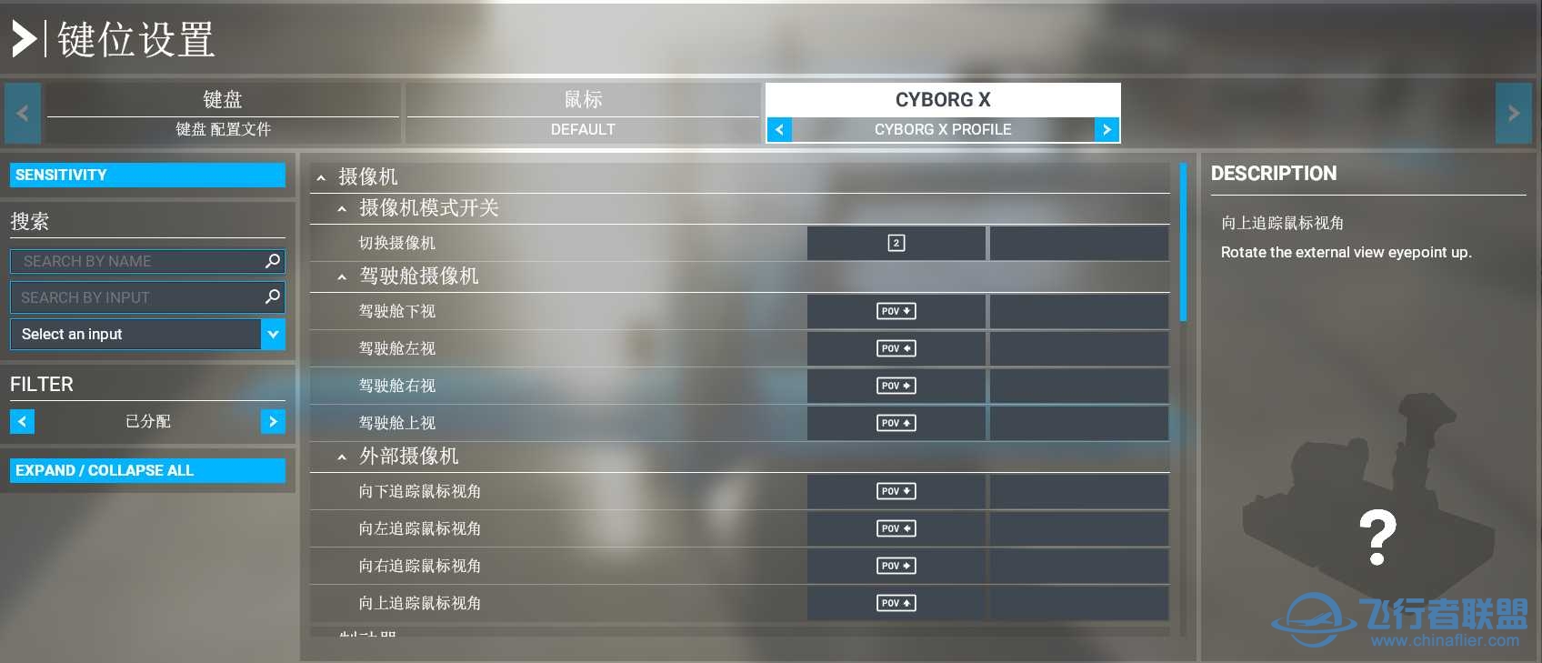 2020没人会玩么？摇杆上的外部视角的苦力帽要如何设置啊-4740 