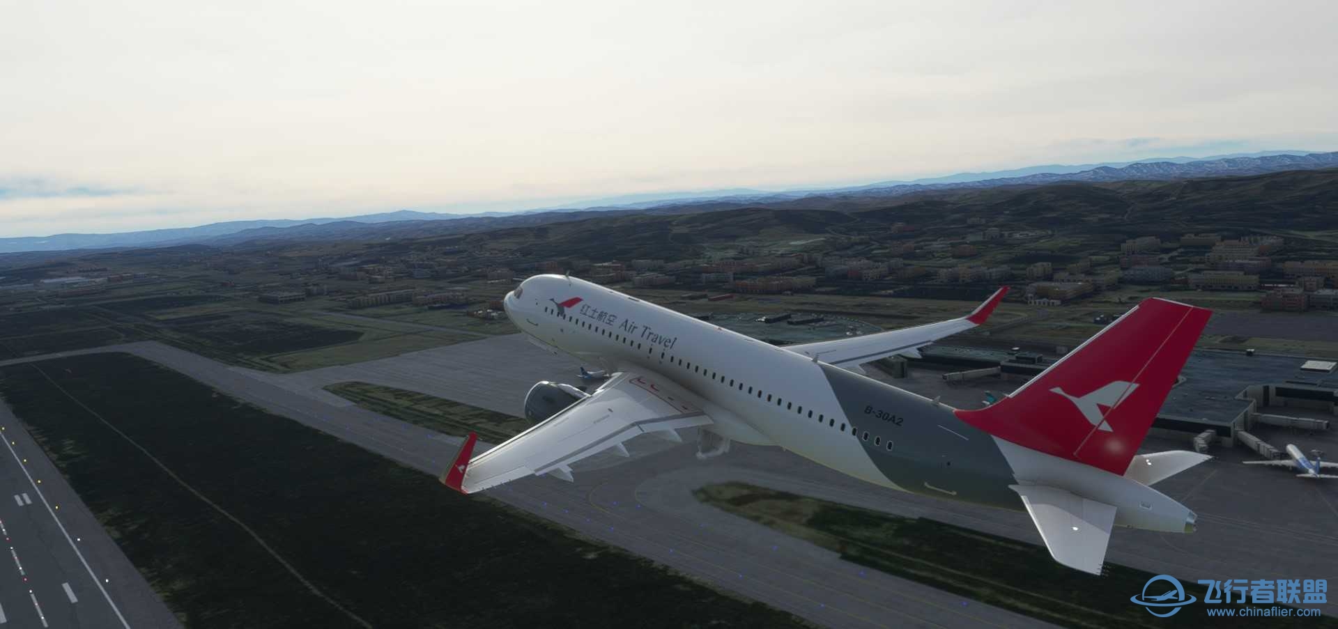 【自制】4K MFS A320neo 红土航空+西部航空-4943 