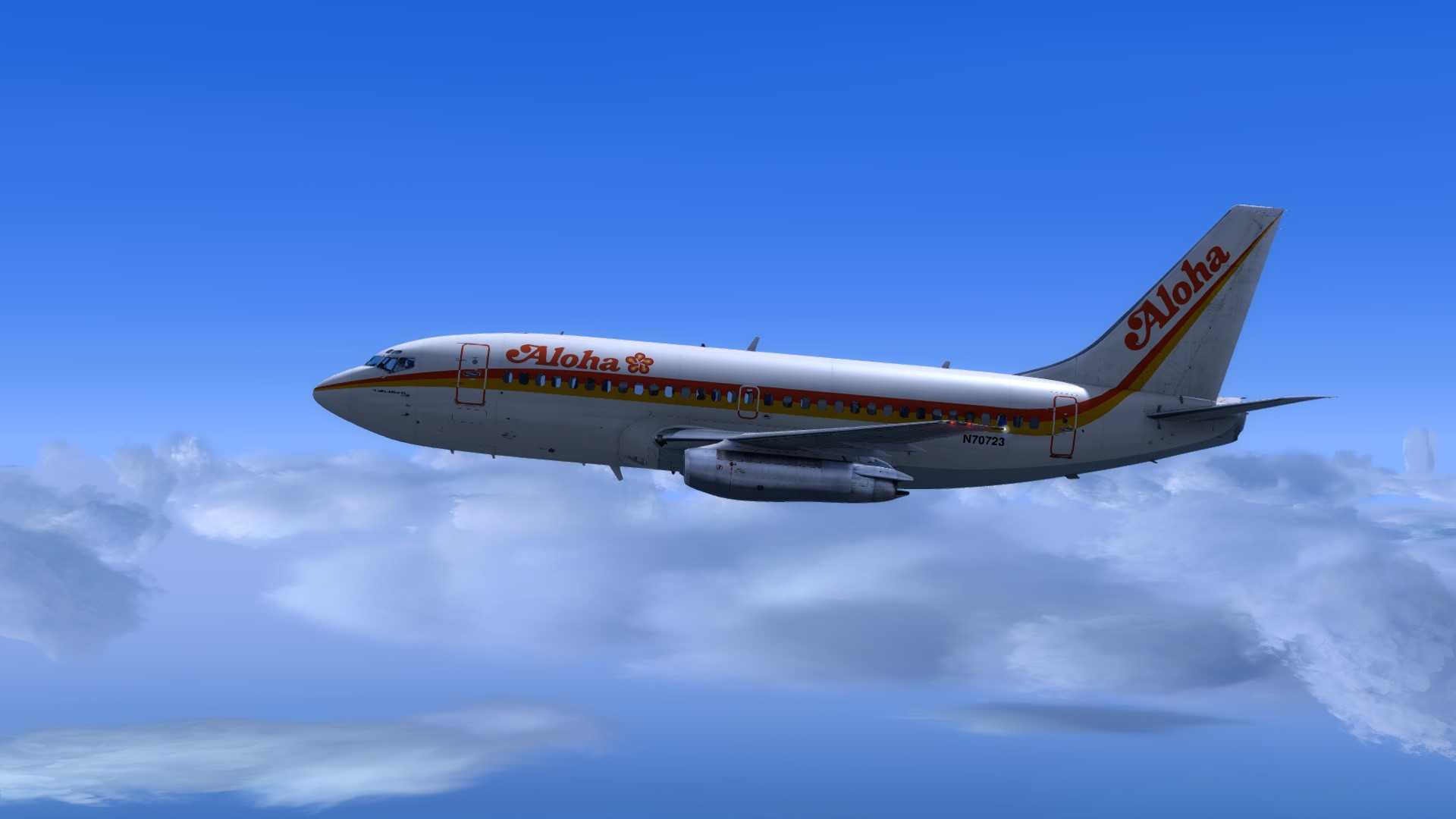 阿罗哈航空737-200-1393 