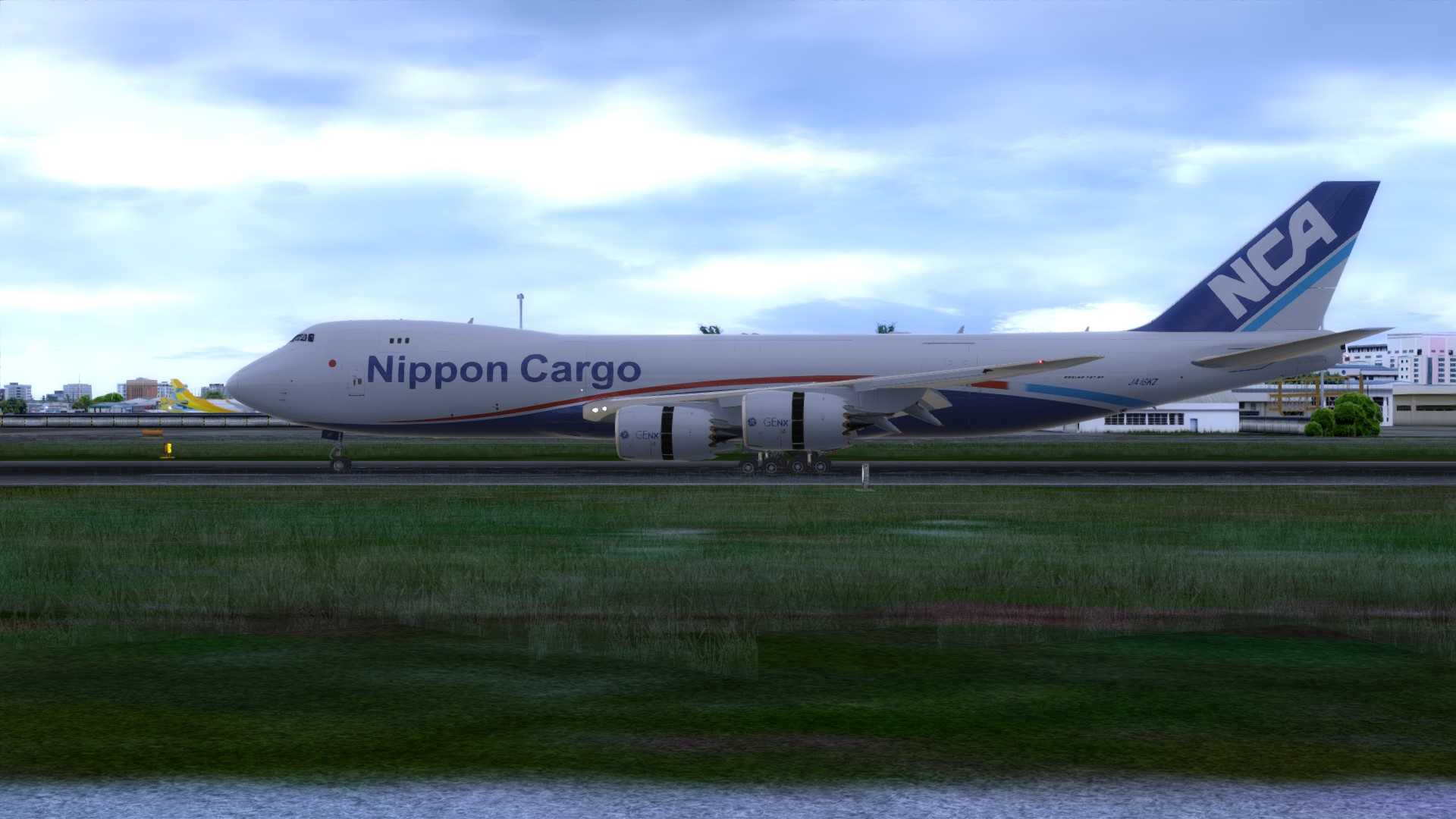NCA 747-8F降落马尼拉-3605 