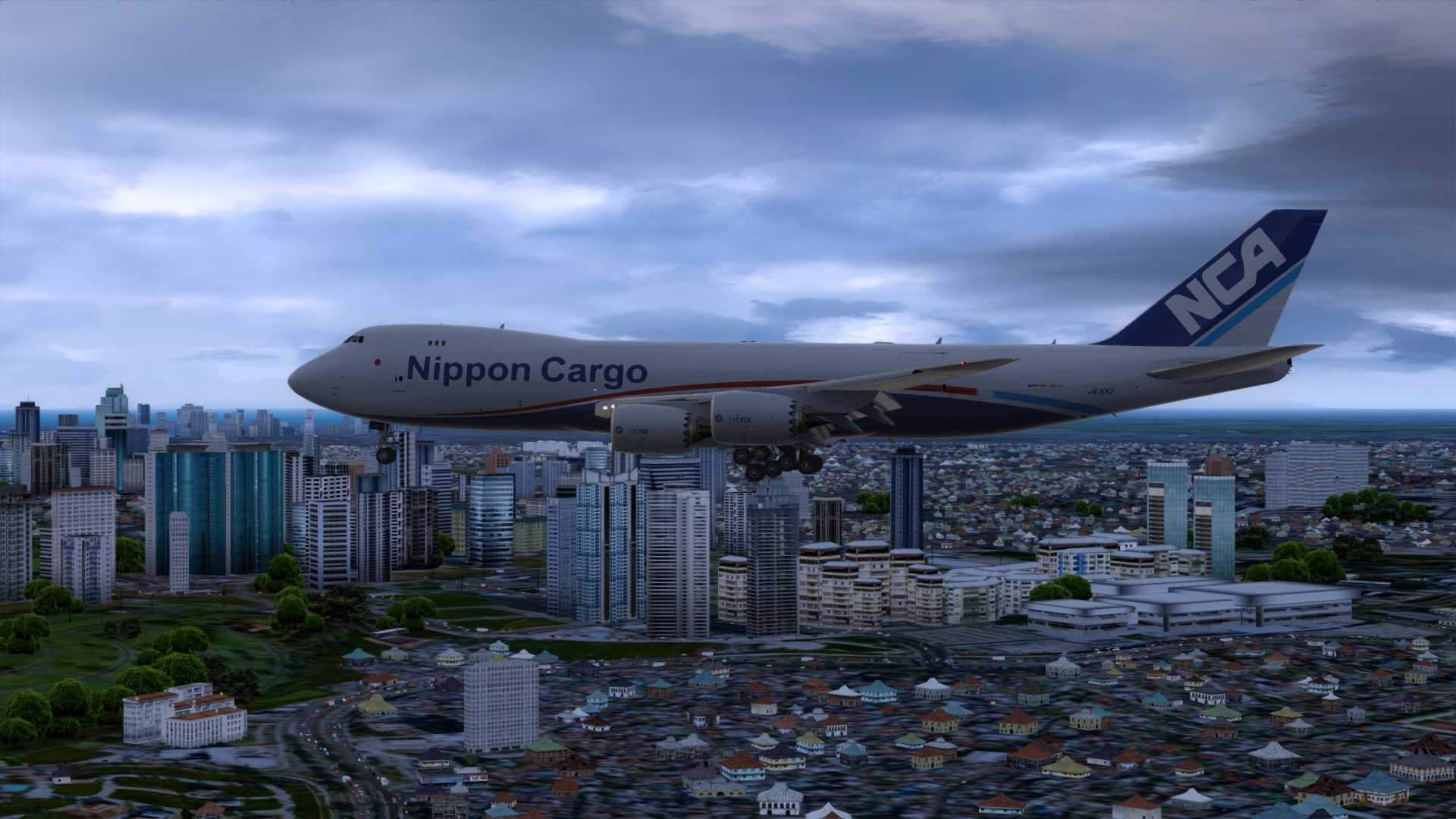 NCA 747-8F降落马尼拉-6854 