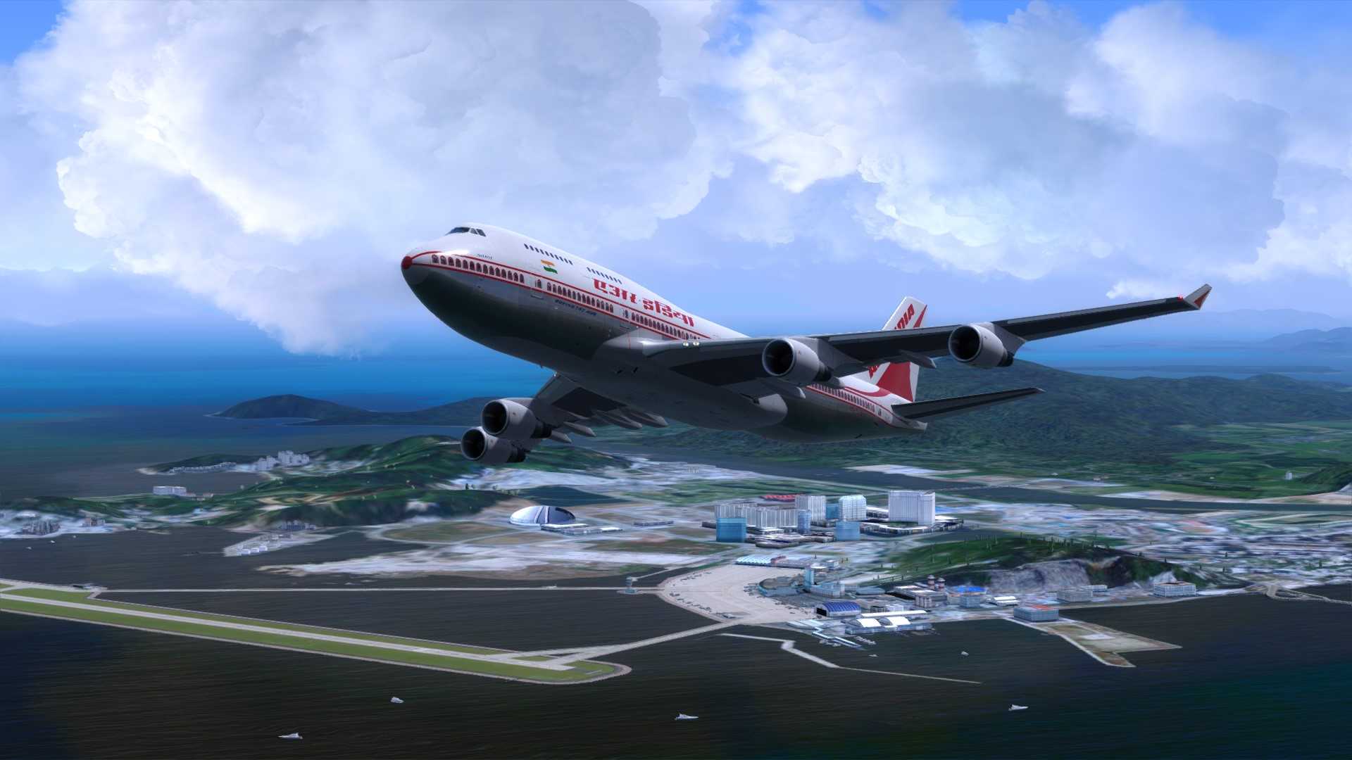 印度航空747-400-3280 
