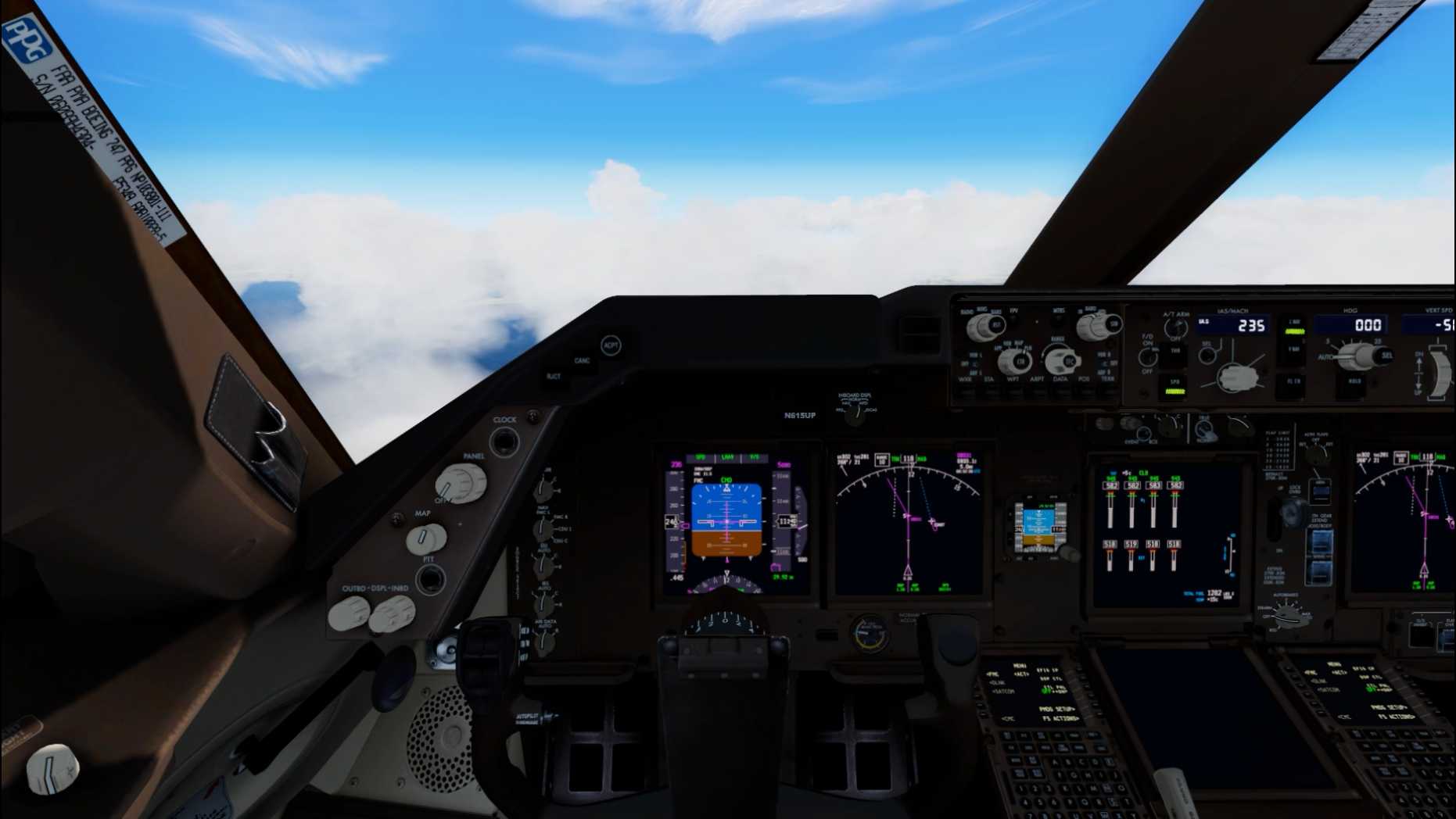 Prepar3D v5 波音747-8F最高载重降落迪拜国际机场30L-6093 