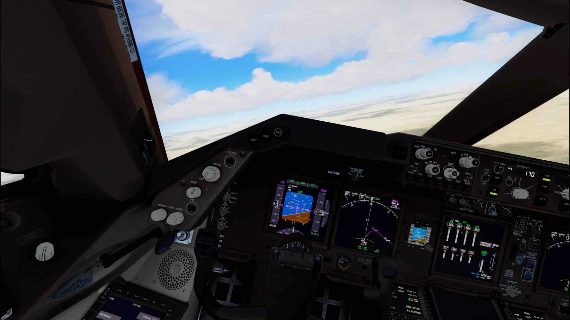 Prepar3D v5 波音747-8F最高载重降落迪拜国际机场30L-1291 