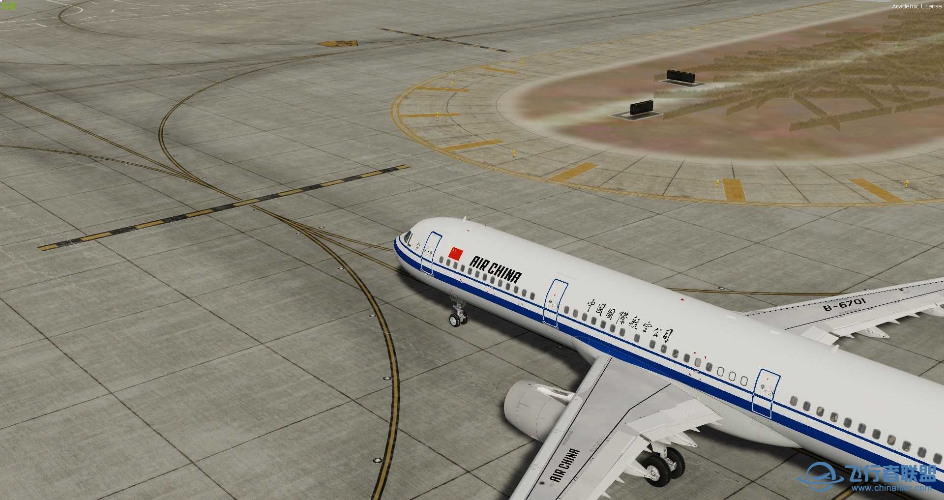 中国皇家航空CA1225 FSL321 北京-西安 P3D V5-2214 