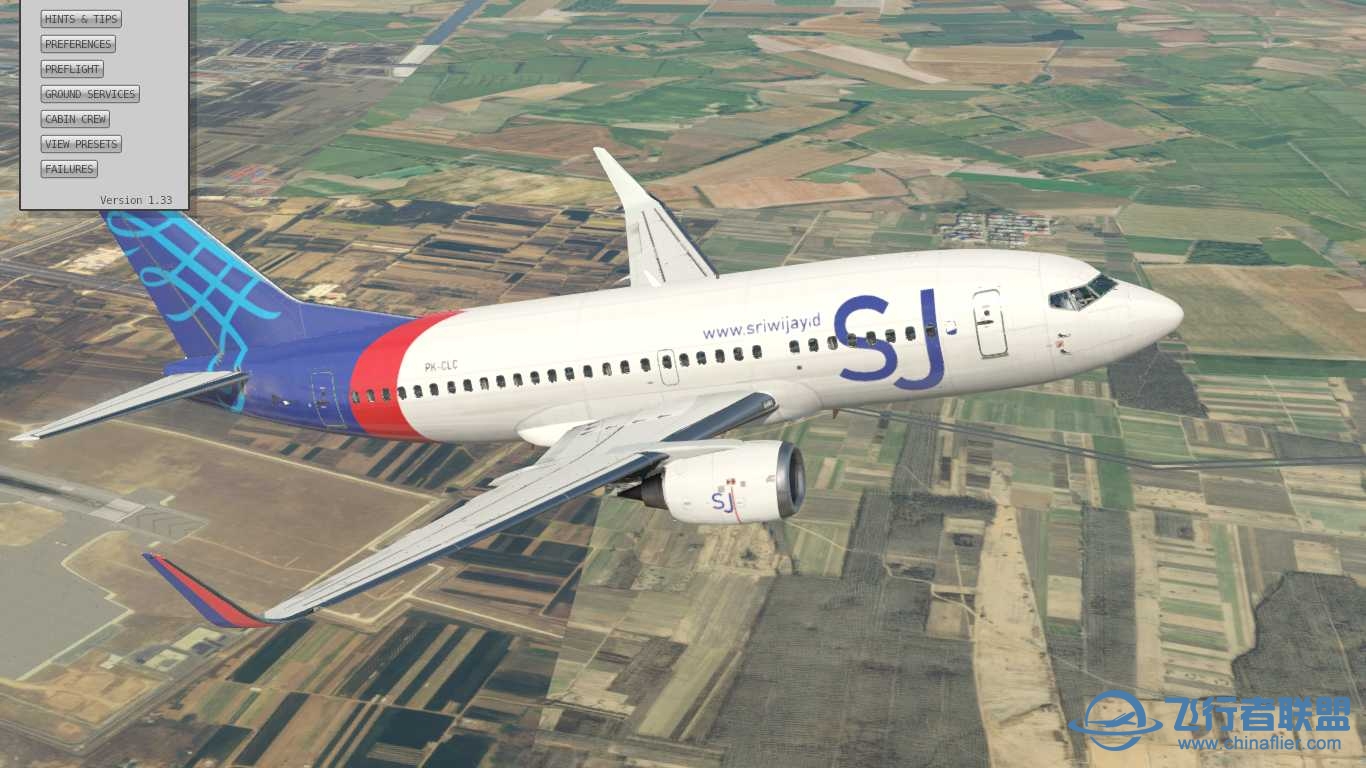 ixeg735 三佛齐航空SJ182纪念机涂装-6759 