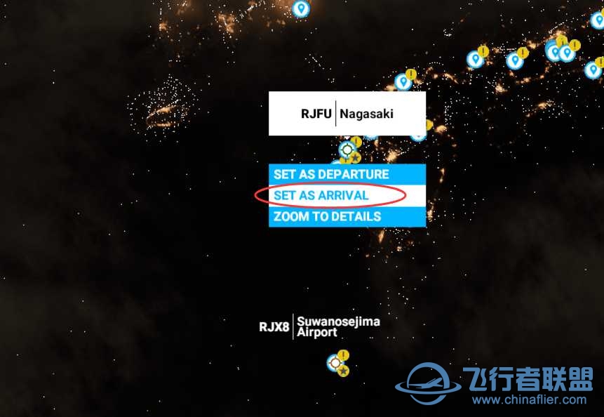 MSFS2020內建飛行計畫航圖操作示範-3330 