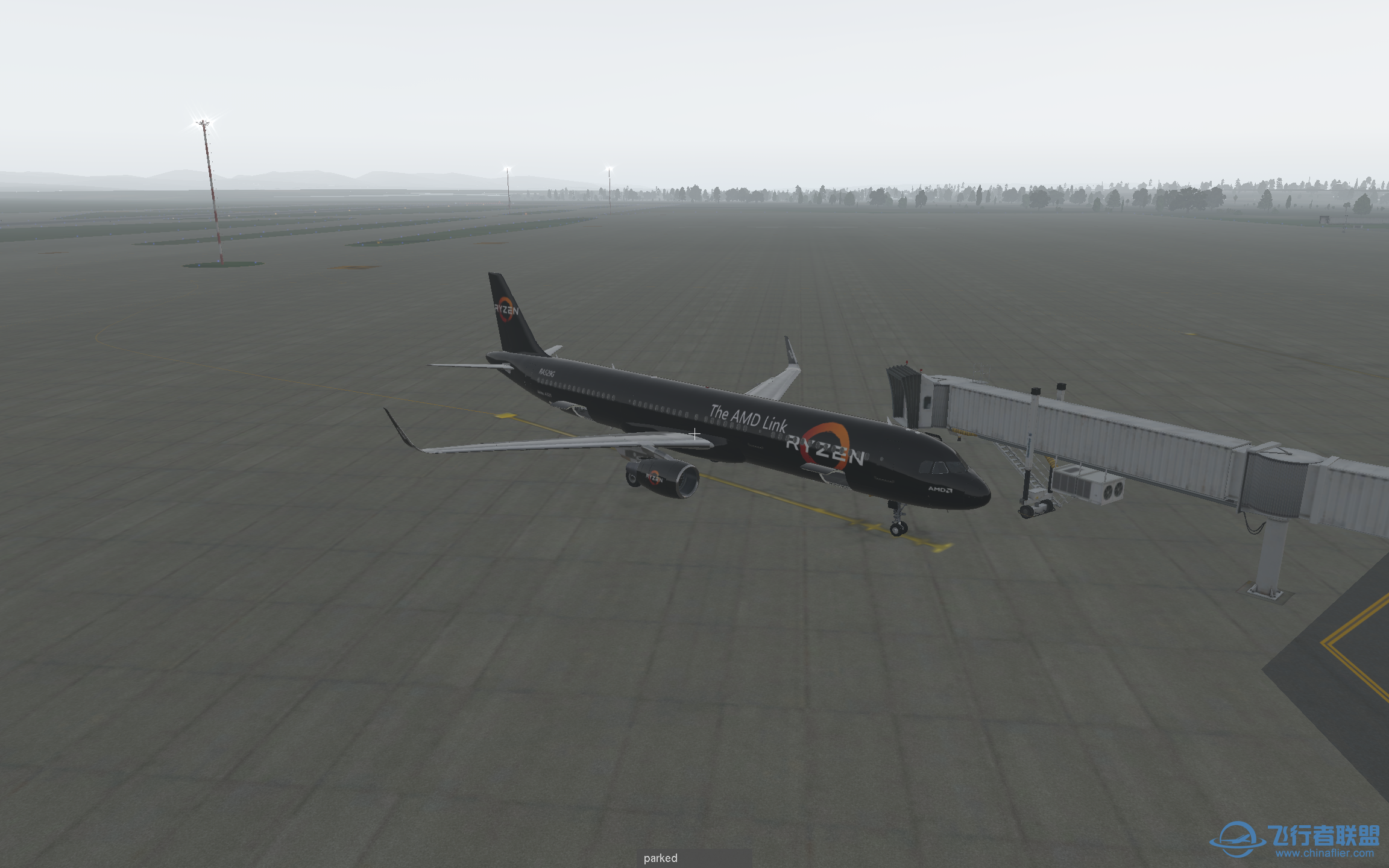 【自制】Toliss A321 RYZEN涂装-9777 