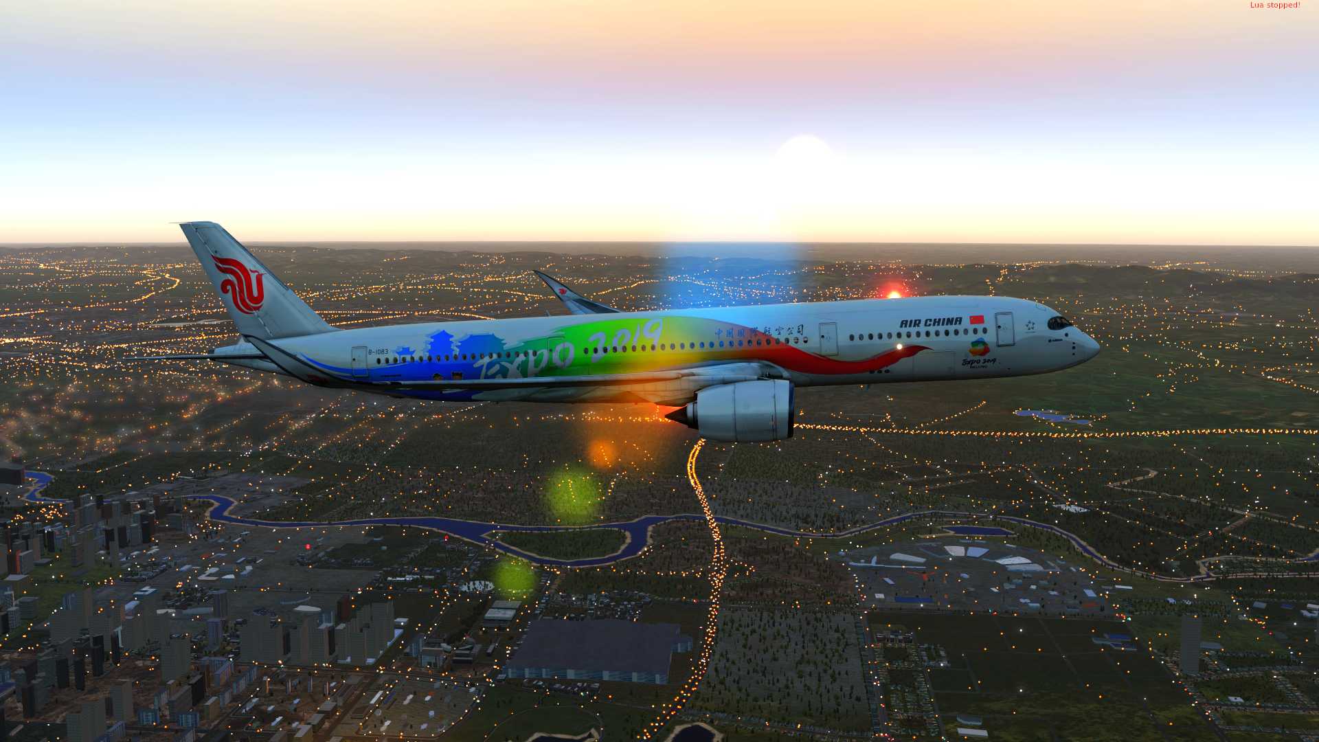 【xplane11】近日飞行渣图-4318 