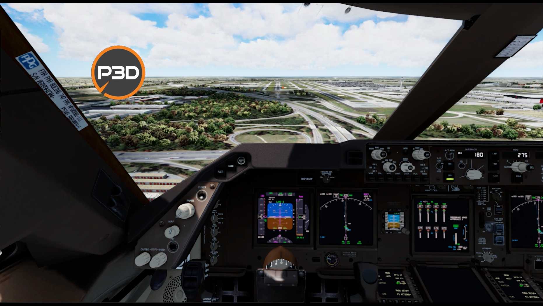 Prepar3D v5 波音747-8F最高载重降落亚特兰大机场-141 