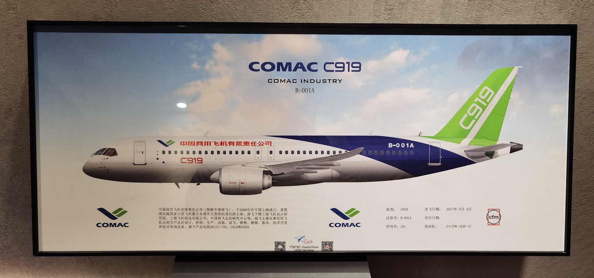 C919飞机侧视图火热上架！-9634 