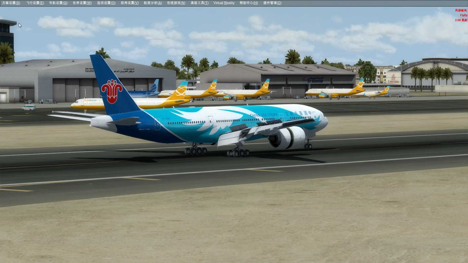 波音777迪拜降落-2761 