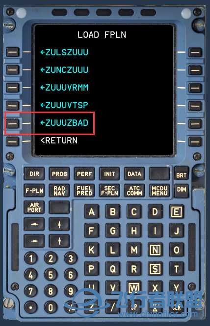 部分常规机型使用 Little NavMap 制作公司航路-9351 