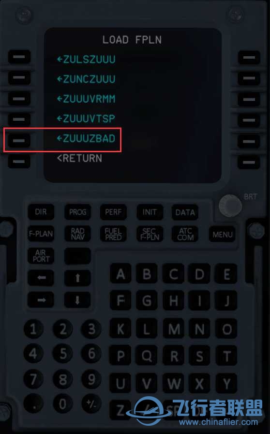 部分常规机型使用 Little NavMap 制作公司航路-9180 