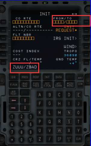 部分常规机型使用 Little NavMap 制作公司航路-9036 