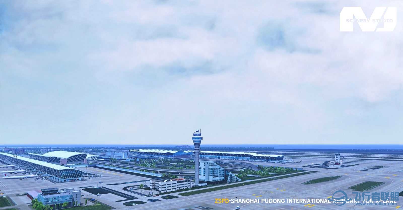 AMJ Scenery Studio发布上海浦东国际机场 XP11版-6754 