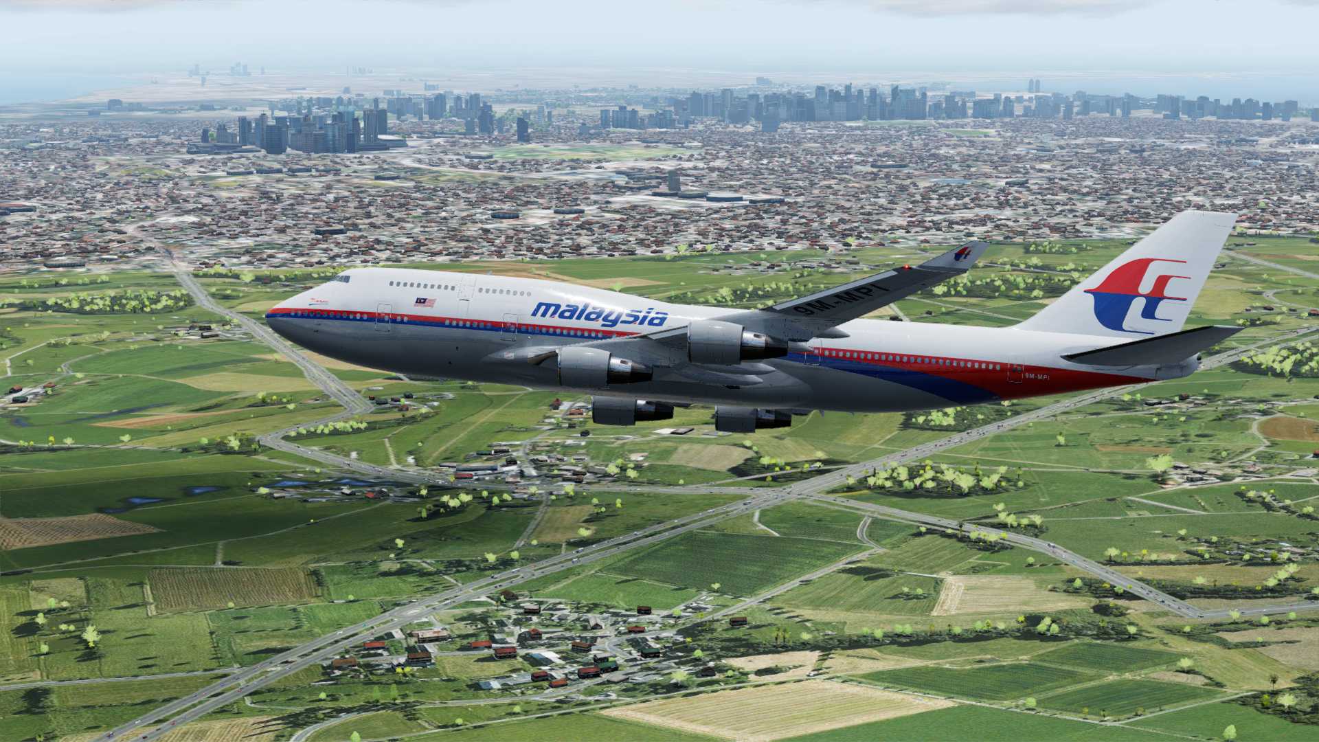 马来西亚航空747降落马尼拉-5913 