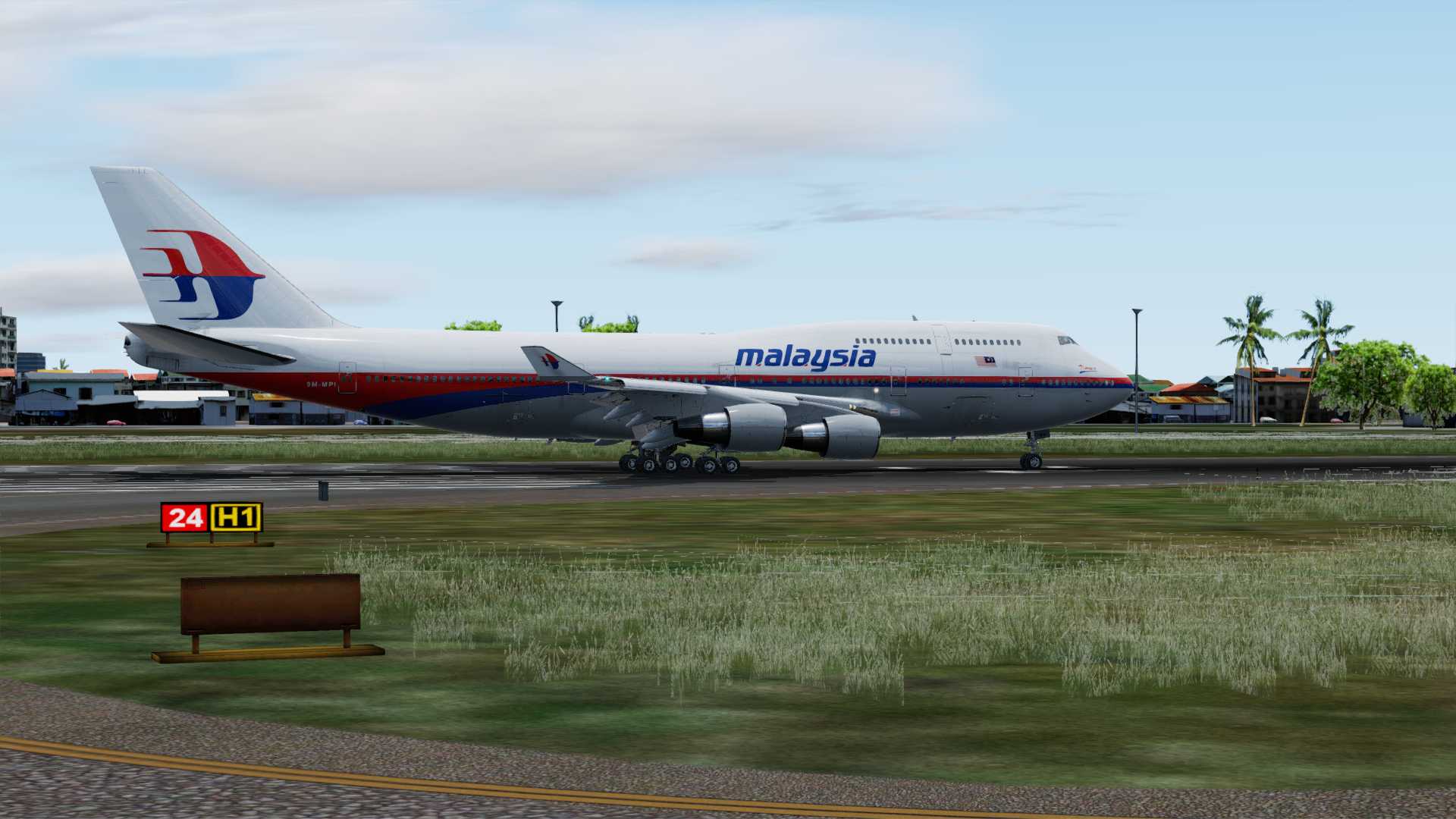 马来西亚航空747降落马尼拉-9169 